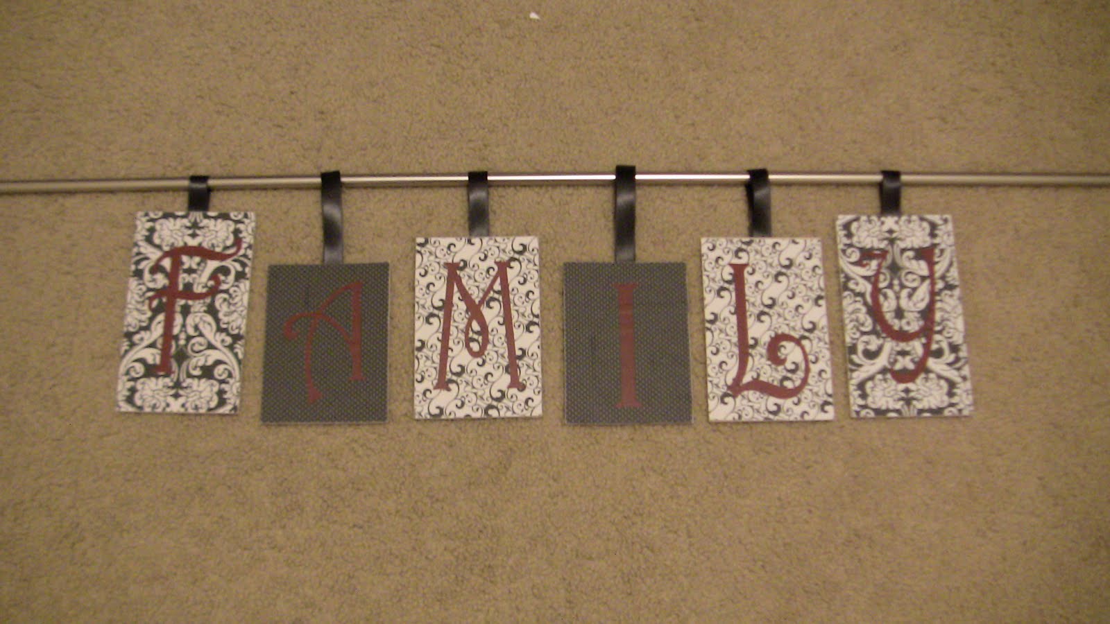 Family Wall Hanging Occasionally Crafty Family Wall Hanging