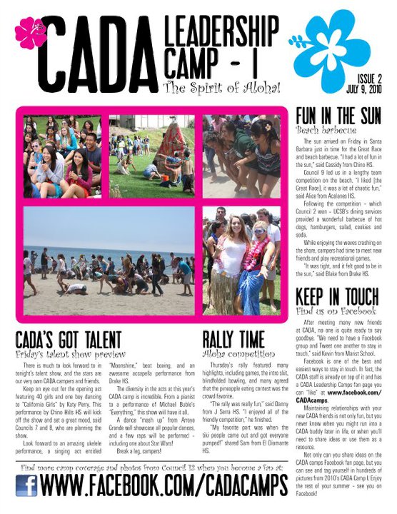 Camp Newsletter