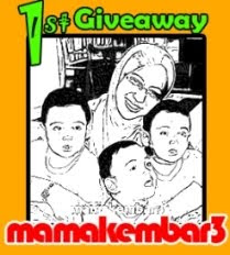 Mama Kembar 3 Buat Giveaway, Yay!