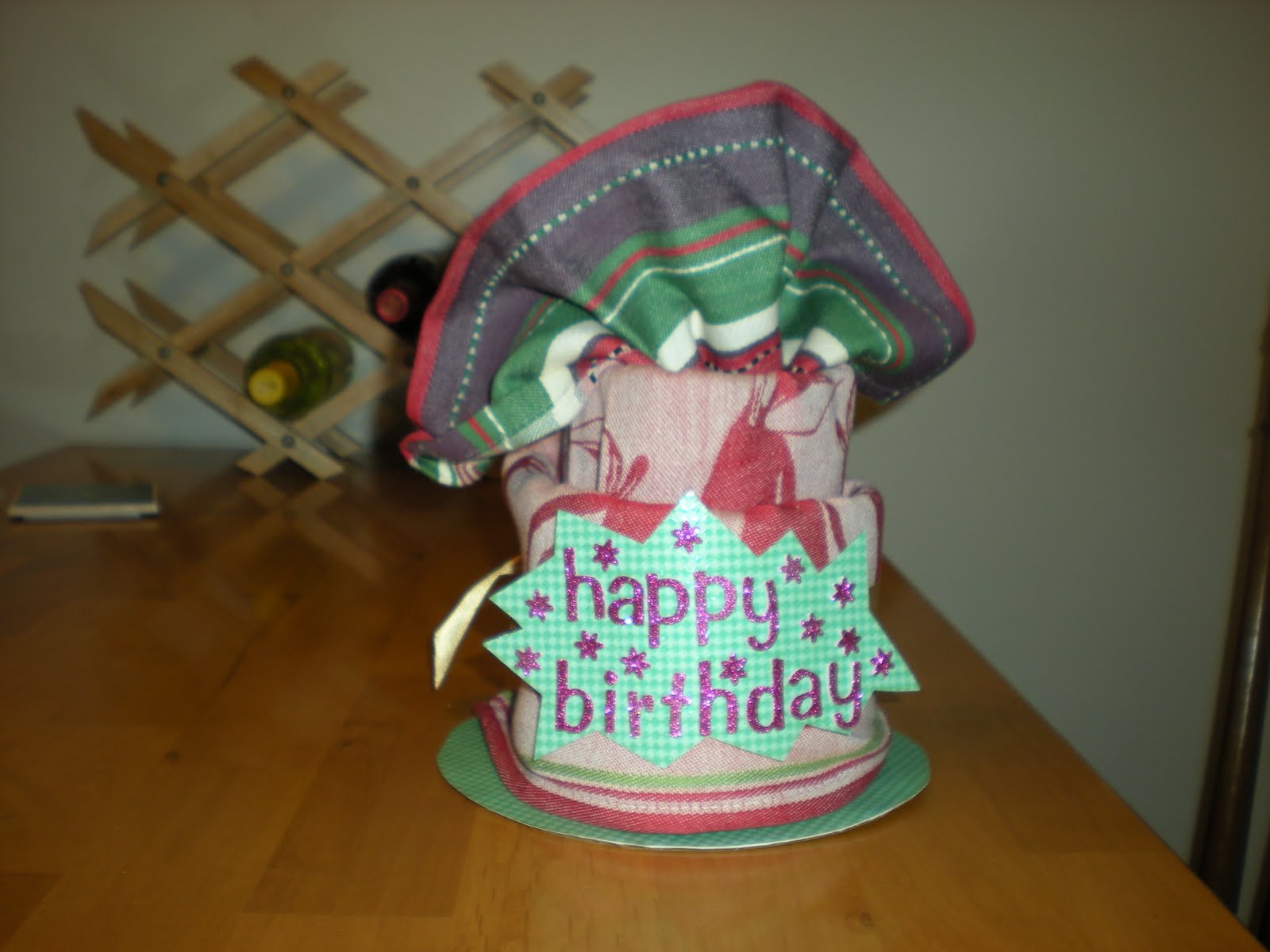 Casual Fridays Tea Towel Cake