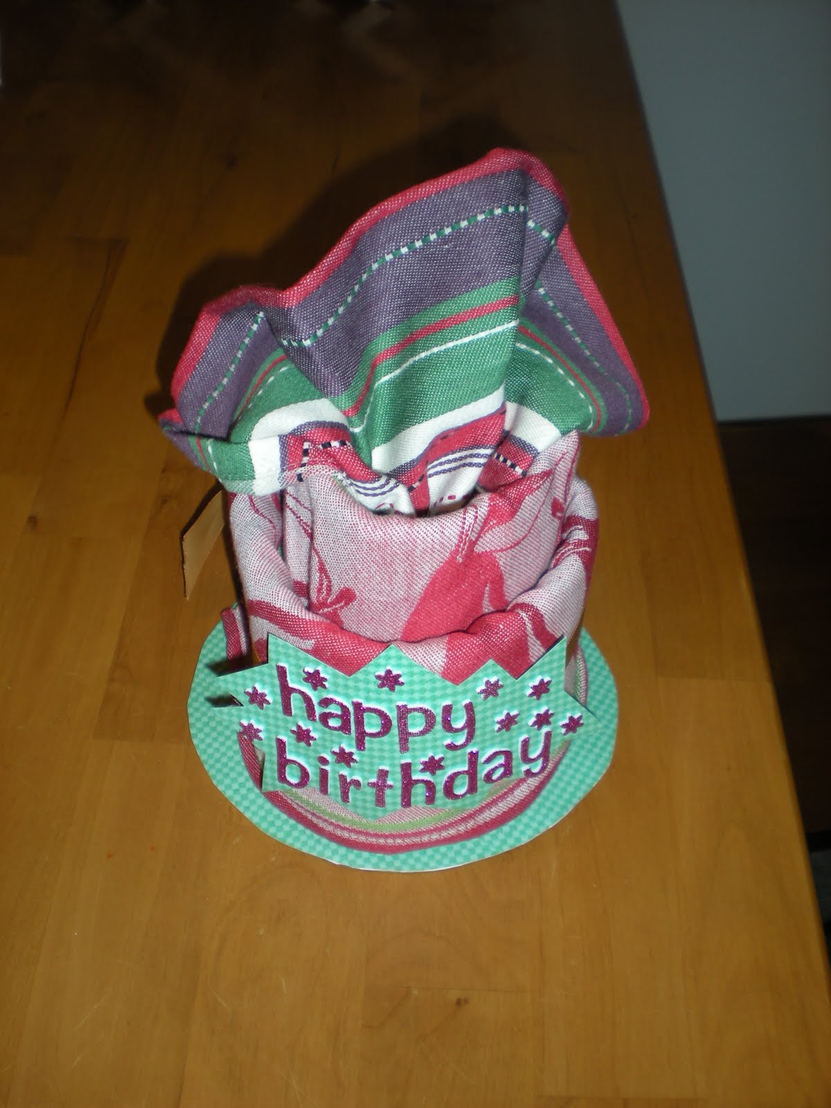 Casual Fridays Tea Towel Cake