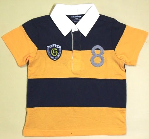 BABY GAP YELLOW STRIPE SHIRT