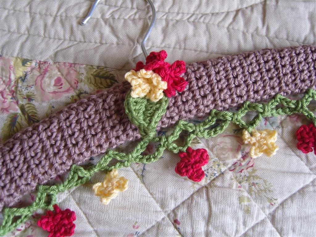 Covered Coat Hangers Hanger Covers Free Vintage Crochet ...
