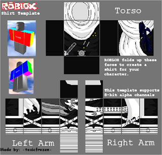 cloak roblox shirt ninja assassin template club builders toxic must