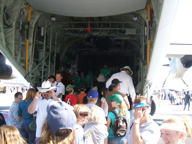 cargo area of C-130