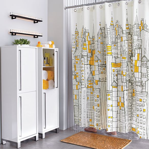 Beautiful Abodes Shower Curtains Turning A Bathroom Into More