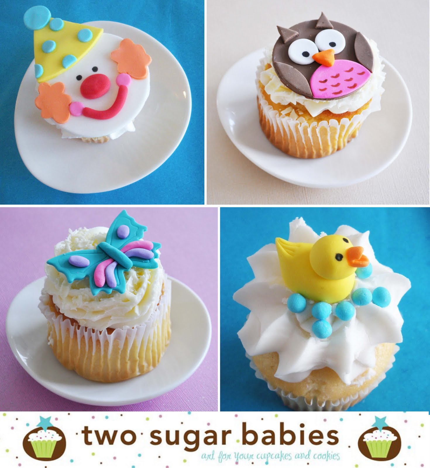 Fondant Cupcake Toppers