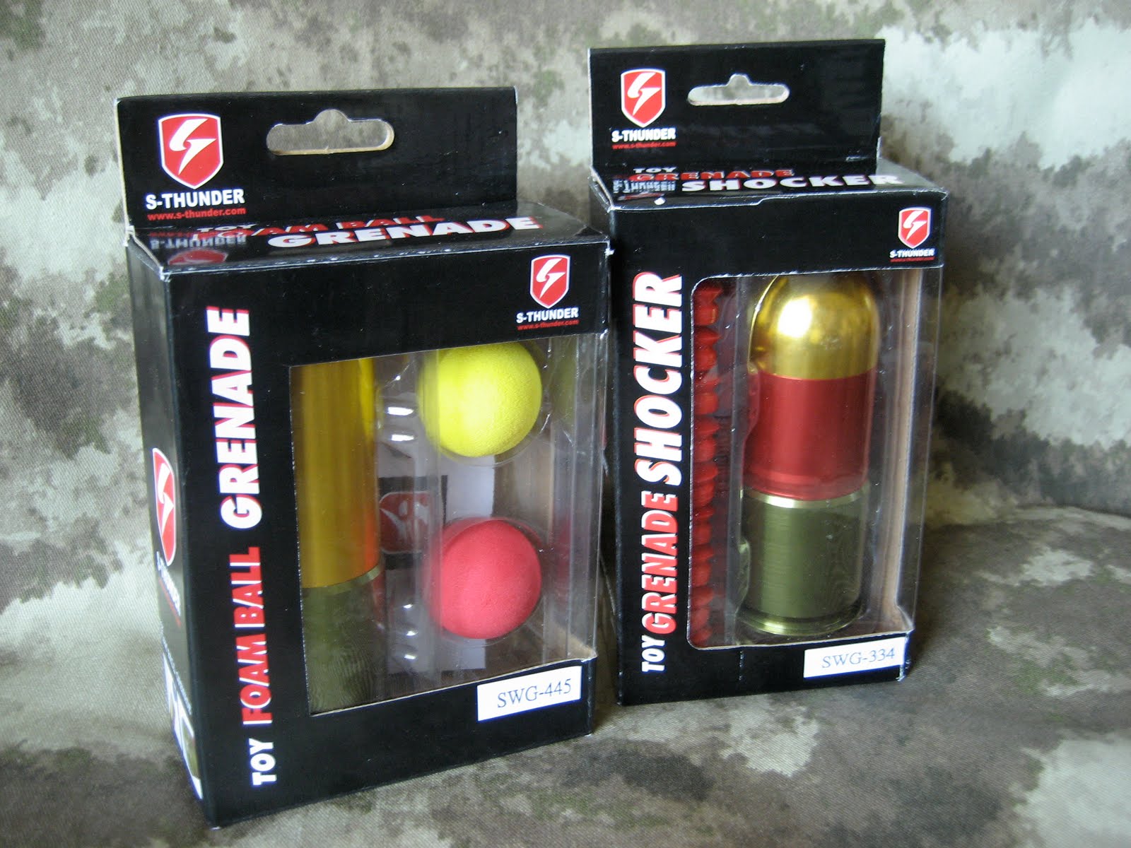 SThunder's New Pistol Grip 40mm Launcher, Land Mines & M203/Foam Ball