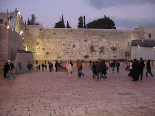 The Western Wall at Dusk