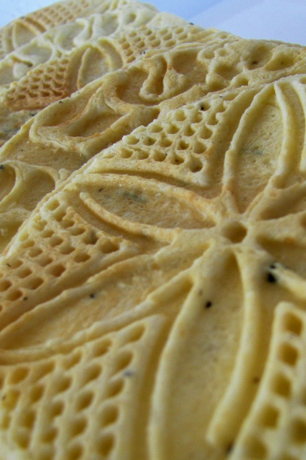 Red Couch Recipes Parmesan Herb Pizzelles