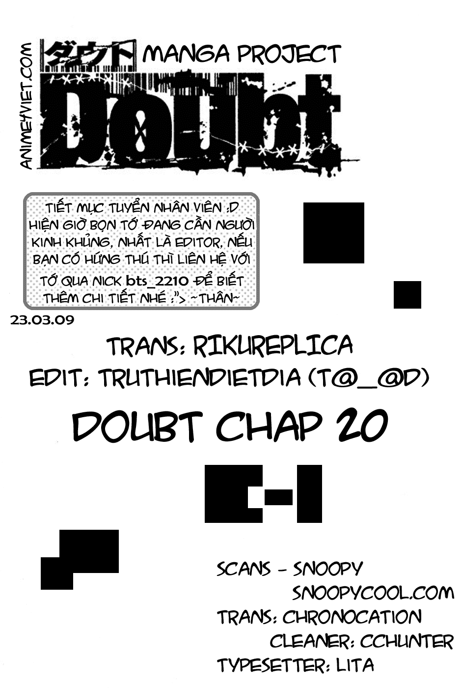 Rabbit Doubt chap 20 – Kết thúc Trang 45 Rabbit Doubt chap 20 – Kết thúc Trang 45