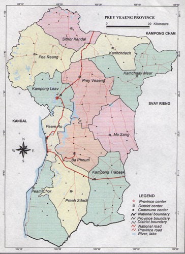 Prey Veng Province Map Sou Sovann: Prey Veng Province Is My Homeland