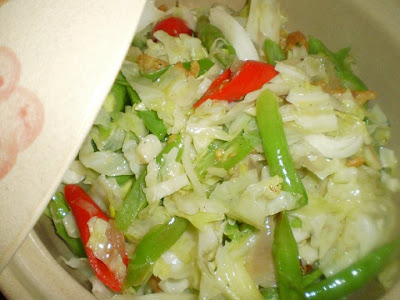 The Writers Cooking Sayur Kacang Buncis Kobis Goreng