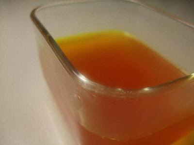 My jellified saffron water