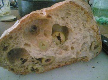 Salvino's olive bread