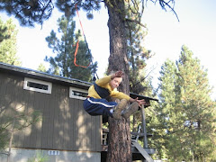 Swinging at the cabin