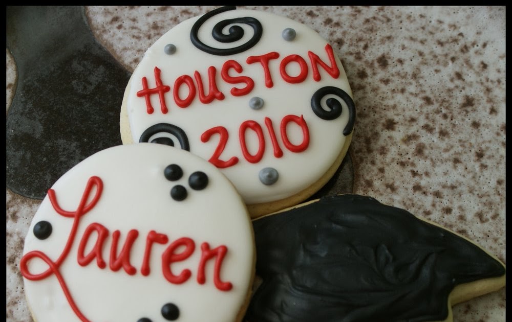 The Painted Cookie HOUSTON HIGH GRADUATION COOKIES