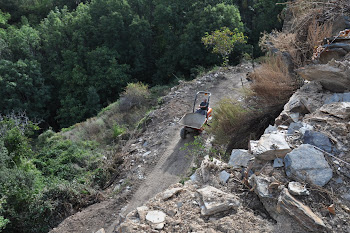 La pista des de l'era de cal Gironi