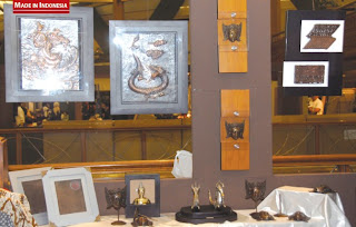 Metal Cooper Ornament Crafts from Indonesia