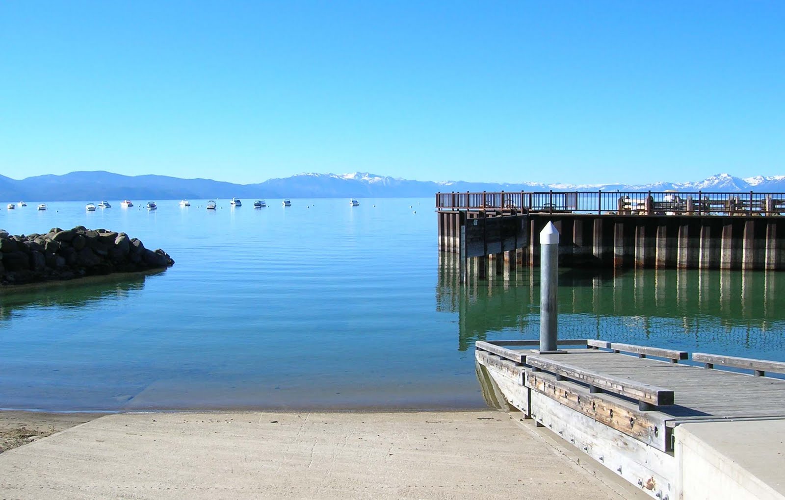 Boating Lake Tahoe Tahoe Vista Rec. Area launch opens