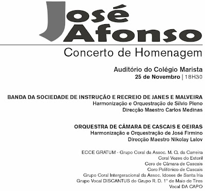 Homenagem José Afonso - Carcavelos