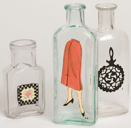 hand painted bottles