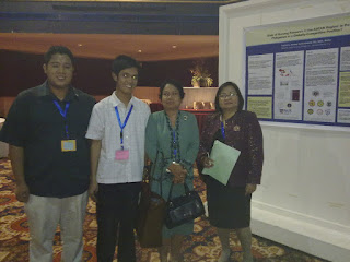 with Dr. Mila Llanes and Dr. Corazon dela Pena and friends from Western Visayas State University