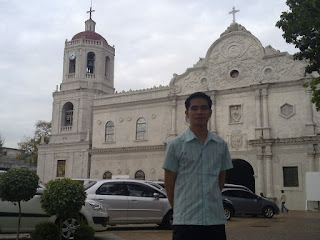 At the frontyard of the Cebu Metropolitan Cathedral
