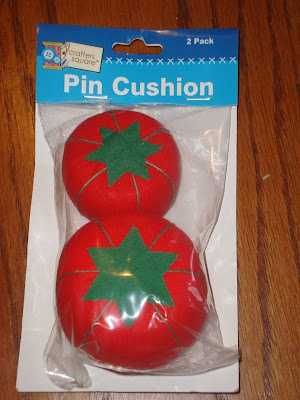 Package of two pin cushions 