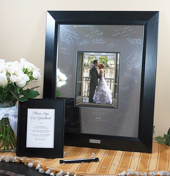 WEDDING ACCESSORIES Guest Book Signature Frames