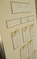 alabama table plan with sheer ribbon