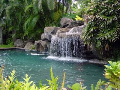 PISCINAS CON CASCADA ARTIFICIAL Y CAIDAS DE AGUA : PISCINAS Y ALBERCAS