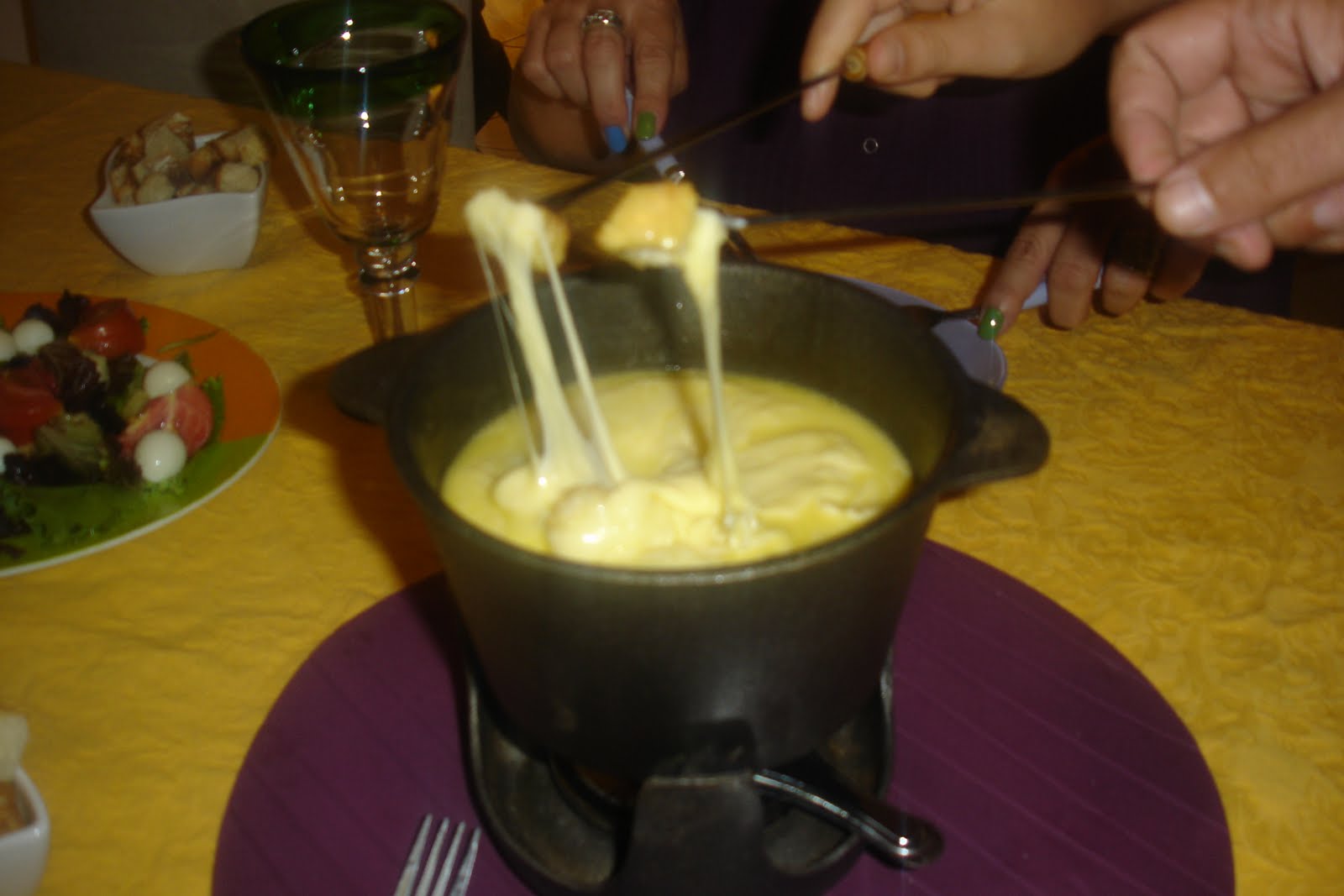 Las recetas de Domi FONDUE DE QUESOS