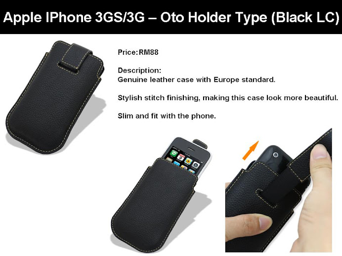 Apple IPhone Oto Holder Type (Black LC)