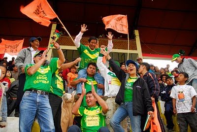 noticia local: Candidato de Independencia en Huaraz apoya al Sport Ancash