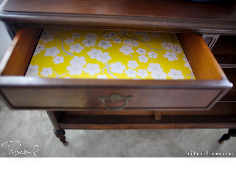 Barker House Love DIY dresser drawer liners
