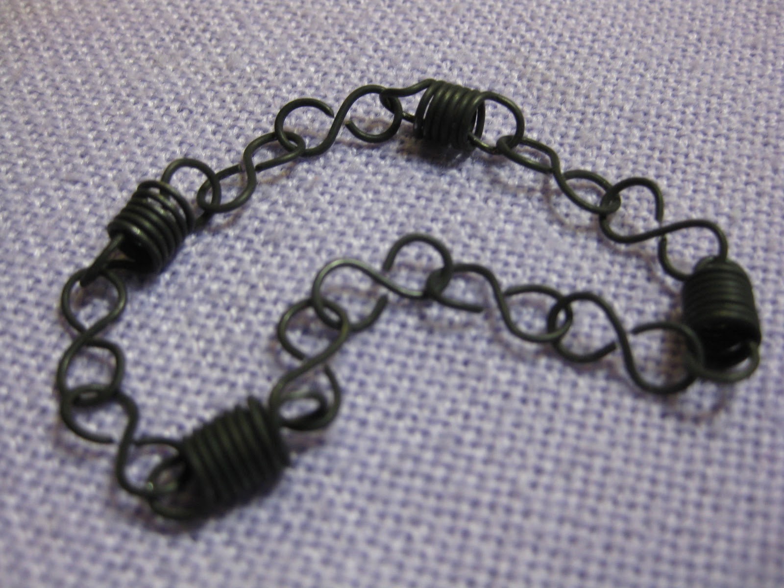 New Jewelry A Day Make a Bracelet from Steel Wire