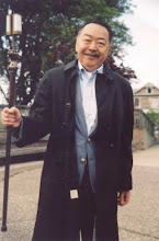 Richard with his panther cane