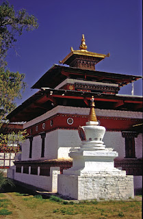 Lakhang Monstaery in Paro, Bhutan