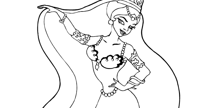 Interactive Magazine: PRINCESS COLORING PAGES