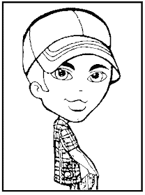 Bratz Coloring Pages Bratz Boyz Coloring Pages