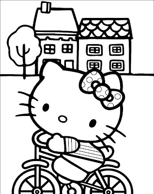  Kitty Coloring Sheets on Hello Kitty Coloring Pages