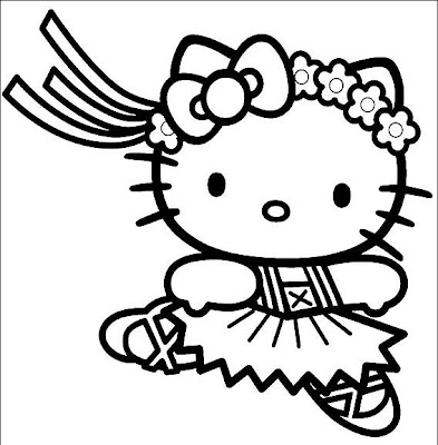 hello kitty coloring emo