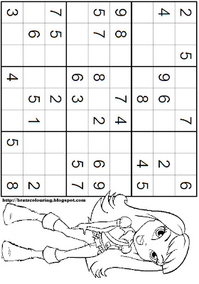 Easy Sudoku Printable on Bratz Easy Sudoku For Children Jpg