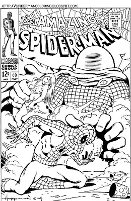 Spiderman Coloring Sheets on Click Here To See Plenty More Free Spiderman Coloring Pages
