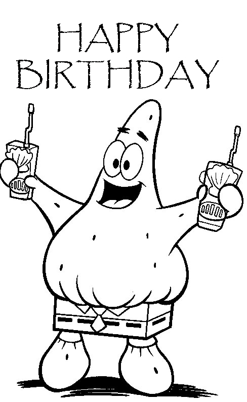 Birthday Coloring Pages For Kids Birthday Coloring Pages For Kids