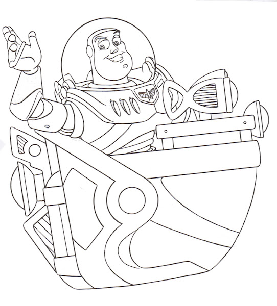 Buzz Lightyear Coloring Pages