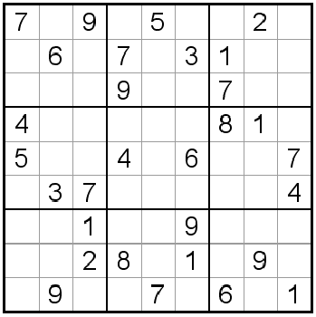 Sudoku Easy Printable on Printable Sudoku