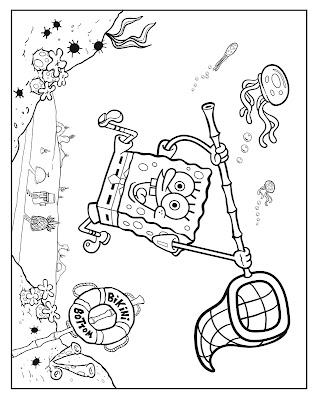 Spongebob and Patrick Coloring Pages