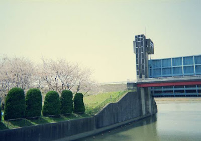 坂川放水路の水門